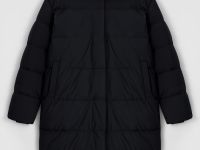 Пуховое пальто прямого кроя