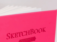 Скетчбук для графики и маркеров Малевичъ "White Swan Bristol" малиновый А5 50 л 180 г