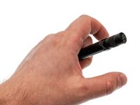 Тактическая ручка для выживания  с фонариком 11 в 1, розовая