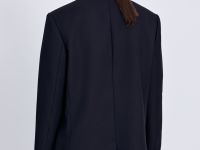 Однобортный жакет полуприлегающего силуэта