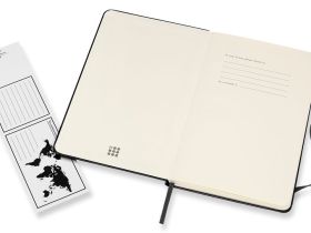 Записная книжка в линейку Moleskine "Classic" Medium 11,5х18 см 240 стр, твердая обложка черная