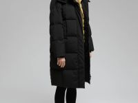 Длинный пуховик с натуральным пухом