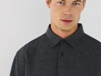 Рубашка из смесовой шерсти, Серый