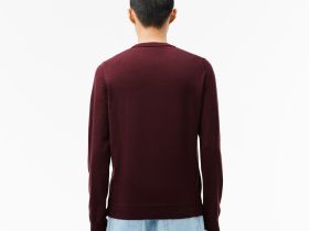 Мужской свитер Lacoste из шерсти мериноса