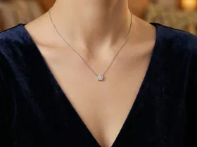 Колье из белого золота э4712кл05153500