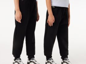 Детские флисовые спортивные брюки Lacoste