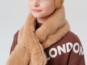 Шарф трикотажный для девочек