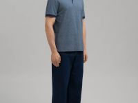 Поло прямого кроя из джерси