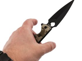 Складной нож Daggerr Arrow Camo DLC, сталь D2, рукоять G10