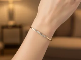 Браслет из желтого золота э0312бр08168200_white