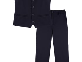 Комплект трикотажный для мальчиков: брюки, жилет