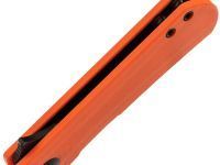 Складной нож Kizer Yorkie, сталь Nitro-V, рукоять G10, оранжевый