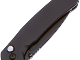 Складной нож CJRB Pyrite, сталь AR-RPM9, рукоять сталь, черный