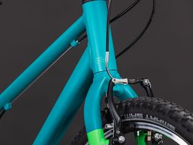 Подростковый велосипед Cube Numove 240, год 2026, цвет Синий-Зеленый