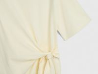 Футболка с узлом, Желтый