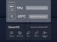 Утепленное полупальто с капюшоном