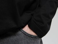 Лонгслив из мерсеризованного хлопка