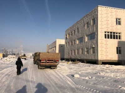 Завершается строительство самой большой школы в Якутии