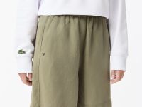 Женские шорты Lacoste из смеси льна