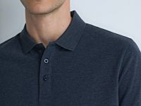 Футболка-поло, Синий