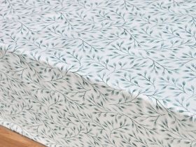 Простыня на резинке Foglio, голубая