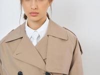 Длинный тренч, Бежевый