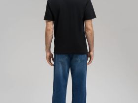 Поло прямого кроя из хлопкового трикотажа интерлок