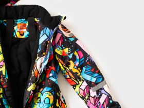 Комбинезон текстильный с полиуретановым покрытием для девочек