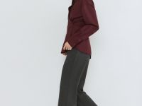 Расклёшенные брюки, Серый