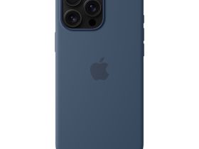 Чехол-накладка Silicone Case with MagSafe для iPhone 16 Pro (Dark Blue)
