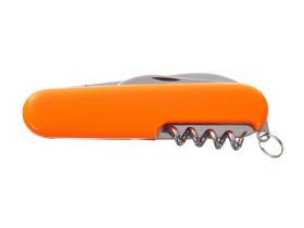 Нож перочинный Stinger 90 мм, 4 функции, оранжевый