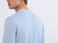 Джемпер с V-вырезом, Голубой