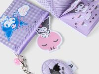 Сиреневый блокнот с принтом Kuromi Глория Джинс