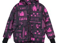 Куртка текстильная с полиуретановым покрытием для девочек