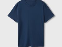 Тёмно-синяя базовая футболка из джерси Глория Джинс