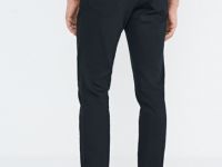 Брюки «5 карманов» Slim из твила, Черный