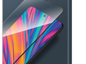 Защитное стекло BoraSCO для Samsung Galaxy A57 с чёрной рамкой