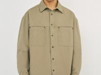 Куртка-рубашка из канваса, Бежевый
