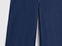 Ультраширокие джинсы Wide leg с высокой посадкой, Синий