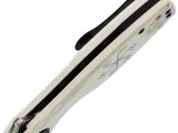 Складной нож Reptilian Тобол-03, сталь D2, рукоять белый G-10