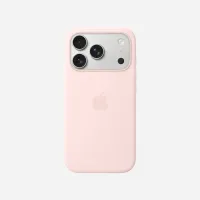 Чехол-накладка Silicone Case with MagSafe/Camera Control для iPhone 17 Pro (Light Pink)