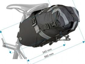 Туристическая подседельная сумка Author SuMo A-S3152 X9 (черный)