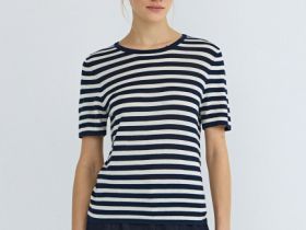 Джемпер с содержанием шёлка, Синий