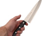Набор из 2-х кухонных ножей Tojiro TBS-210, сталь VG-10, рукоять дерево, черный