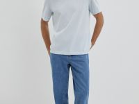 Футболка из хлопка прямого кроя