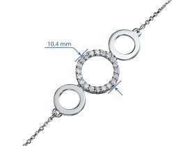 Браслет из белого золота э4712бр08165100