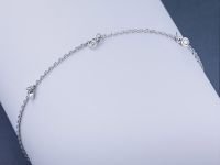 Браслет из серебра с бриллиантами э0601бр05180300