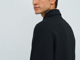 Лёгкая куртка-рубашка, Черный