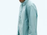 Рубашка прямого силуэта из хлопка