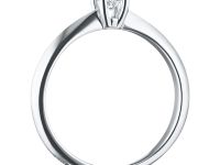 Классическое кольцо из белого золота с бриллиантом э4701кц04164200